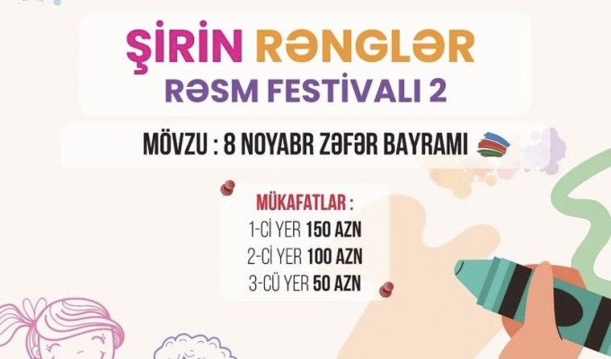 Şirin rənglər rəsm festivalı 2