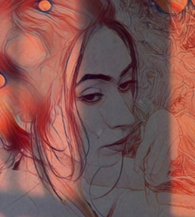 Rənglərini Qorumağa Çalışan Qadın