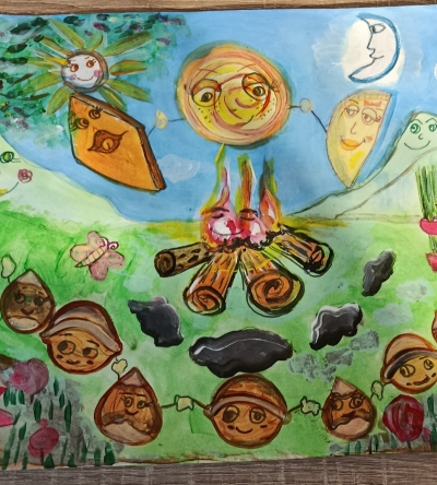 Yallı gedən novruz atributları