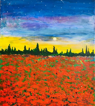 Lalə düzü / Tulip field /  Равнина тюльпанов