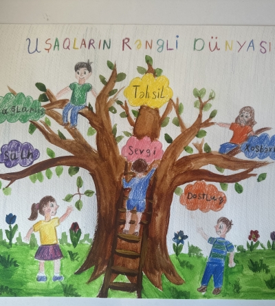 Uşaqların rəngli dünyası