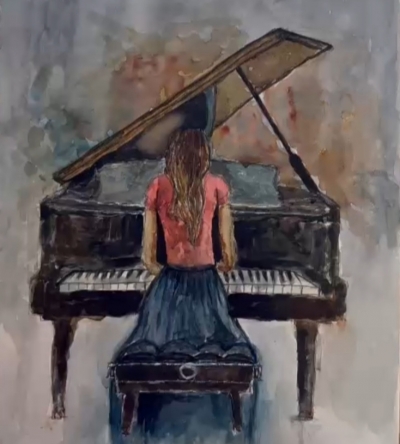 Pianoçu qız